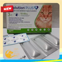 Revolution cat plus 11.1-22lbs (5 - 10kg) Obat kutu kucing 1 tube