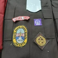 Badge Bordir Pramuka Bekasi dan Jakarta Timur Untuk Pria dan Wanita