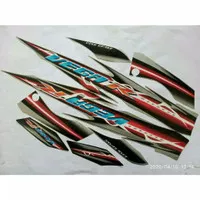 striping stiker Vega r new 2007 hitam silver