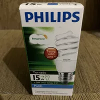 LAMPU PHILIPS TORNADO 15 WATT PUTIH