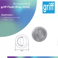 Flush Ring griff 4206 - SS / Handle Pintu / Kunci Pintu / Pintu Shaft