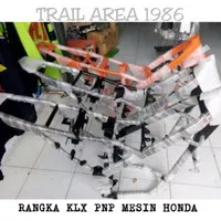 Rangka Body Motor Trail KLX PNP Mesin Honda Tiger Mega Pro HUTECH