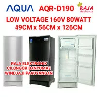 Kulkas SANYO AQUA AQR-D190S Silver 1 Pintu, Lemari Es,Lemari Pendingin