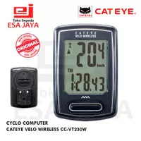 Speedometer Cateye Velo Wireless CC-VT230W Cyclo Computer Sepeda