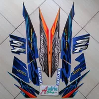 Sticker Striping Motor Suzuki Shogun Sp 125 2007 Biru