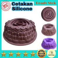 Silicone Baking Bulat Motif 1/Cetakan Kue Silicone/Silicone Mold