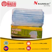 NANKAI Masker 3 Lapis/Masker Wajah/Masker Sekali Pakai