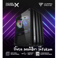 Varro Prime Nuclear Cross X - Tempered Glass m-ATX Gaming Case