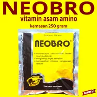 Vitamin Asam Amino Penggemuk Ayam Unggas - NEOBRO - 250 gr MEDION