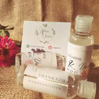 souvenir pernikahan ulang tahun hampers hand sanitizer gel