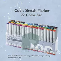 Copic Sketch Marker Set 72 Set A B C D E Spidol Warna Arsitektur Manga