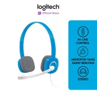 Logitech H150 Headset Stereo Dual Plug - Sky Blue
