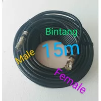 Kabel antena tv platinum sambung perpanjangan female to male 15 m