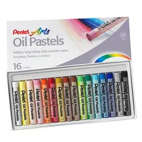 Pentel Oil Pastel Crayon 16 Colors Krayon Warna Berkualitas