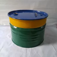 Drum sampah/Tong sampah Besi kapasitas 100 liter+ penutup