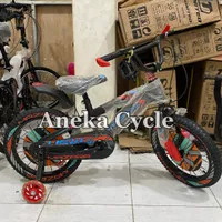 Sepeda Anak Cowok Roda Empat BMX Mazara 16 Murah Sepeda Roda Empat