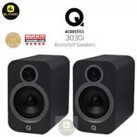 Q Acoustics 3030i 3030 i Bookshelf Pasif Speaker-Graphite Grey