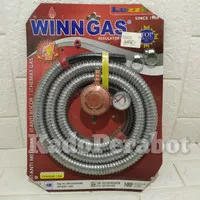 Regulator set winn gas 1.8m - selang gas set - kepala gas set winn gas