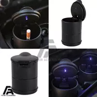 Asbak Mobil LED / Car Ashtray / Asbak Rokok Portable Serbaguna + LED