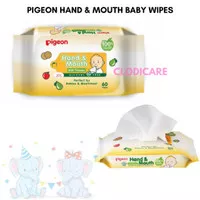 PIGEON Wipes Hand & Mouth 60s Tisu Basah Bayi Tangan Mulut