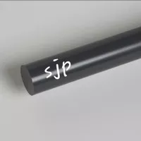 karbon teflon PTFE rod hitam / batangan 45mm x 30cm