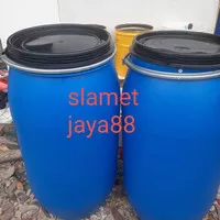 Drum plastik kapasitas 150 liter kondisi bekas