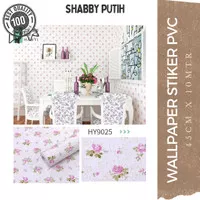 Shabby pink (white) 45cm x 10 Mtr | Wallpaper Sticker