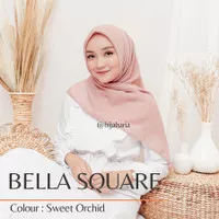 Hijab Segi Empat Polos - Sweet Orchid | Kerudung Polos | Bella square