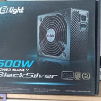 Power Supply enlight 500w 80+ bronze Black Silver