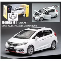 DIECAST Miniatur MOBIL Honda Fit Jazz Scale 1:32 Metal Collection