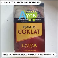 Djarum Coklat EXTRA 12 Batang - Rokok Coklat Ekstra Kretek - 1 Bungkus