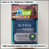 Rokok Bohem Cigar Mojito Double Click Apple 20 Batang - 1 Bungkus