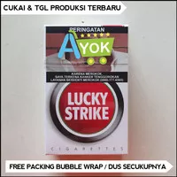 Lucky Strike Merah / Red 20 Batang - Rokok Strik - 1 Bungkus