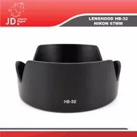 lenshood atau lens hood HB-32 nikon 67mm