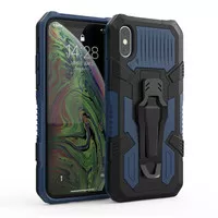 Case Redmi Note 9 Note 9 Pro Shockproof Armor Belt Clip Stand Military