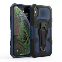 Case Redmi Note 8 Note 8 Pro Shockproof Armor Belt Clip Stand Military