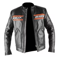 Jaket kulit harley Davidson asli kulit