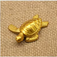 Korek Api SHIO Kura-Kura Fengshui Emas Keabadian Lucky Golden Tortoise