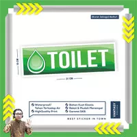 Stiker Toilet Warna Hijau Segar Super Keren