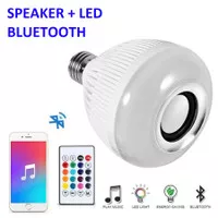 BOHLAM + SPEAKER 2in1 Bluetooth Musik Bluetooth Lampu LED 2 in 1