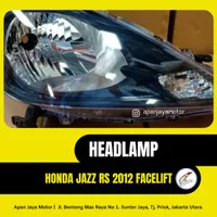 Headlamp Honda Jazz RS 2012 Facelift