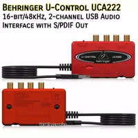 Soundcard Behringer U-Control UCA222 USB Audio Interface UCA-222
