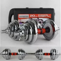 Dumbbell Barbell 20 Kg + Box