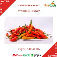 CABE RAWIT MERAH SEGAR [250GRAM-1KG] / CABAI RAWIT SETAN JABLAY FRESH