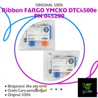 Ribbon Color Fargo DTC4500 Dtc4500e YMCKO 500 Images Prints PN: 45200