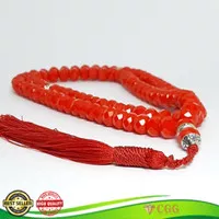 Tasbih Batu Red Marjan Model Cutting