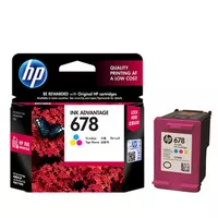 Tinta Cartridge HP 678 Colour Original untuk printer HP 1515 2545