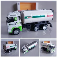 Diecast Mobil Truk Tanki Alloy Pullback - Miniatur Truck Tangki Anak