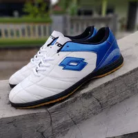 Sepatu Futsal LOTTO putih biru big size45-47