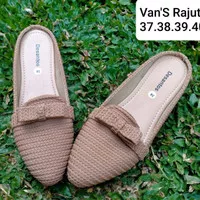 SANDAL SLIP ON RAJUT / SANDAL RAJUT WANITA